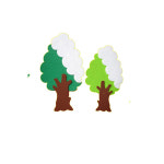 펠트환경재료(겨울나무) : 당산문구