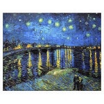 Pintoo - H1761 - Vincent Van Gogh - Starry Night Over The Rhone 1888 - 2000 Piece Plastic Puzzle PRO : buying007