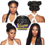 Outre Synthetic Hair Lace Front Wig 4Way Part Swiss X Vixen Yaki 1B PROD30023653 : buying007