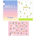 스프링영어노트1000초등영어노트 (좁은칸 여아용) 초등노트(30매/1권) 모닝글로리노트 : 오피스안