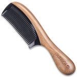 PureGLO No Static Hair Comb [Gift Box]  pureGLO Detangling Natural Aroma Wooden Combs - Green Sandal : buying007