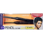 Kiss Products Red Ceramic Tourmaline 3/10 Inch Pencil Flat Iron 1.01 Pound PROD20061548 : buying007