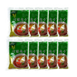 참맛 진사골 육수 350g X 10봉 물냉면 비빔냉면 냉국수 : 류가네푸드