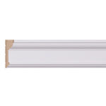 웨인스코팅 예가몰딩 문선몰딩 363-3 화이트도장 2400mm X 64mm X 22T : 디자인뮤즈