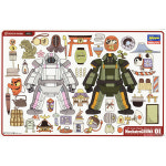 [CW14] 1/35 MechatroChunk No.01 Origin & Crystal Mint-2개 포함 : 아이하비