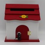 미니 열쇠우체통 예쁜우체통 벽걸이 편지함 우체통 다용도함 글자없이-ZZ : 마프