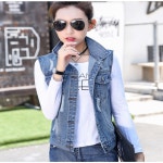 F1572/기본스타일 청조끼/빈티지데님조끼/베스트/Vest : 리체스타일