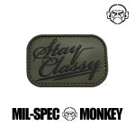 밀스펙몽키 스테이 클래시 패치 (포레스트) 밀리터리 전술 벨크로 자수 패치 와펜 : 밀리터리박스
