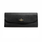 COACH 코치지갑 슬림 소프트 가죽 장지갑 F59949 IMBLK : 캘리 아울렛