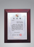 J144075 일반 상패 표창패 기념 트로피 상패 제작 (대-24.5×30mm) : 인기상패