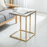 블리스데코 엘린 대리석 사각 골드 테이블 NDD025-C : 블리스데코