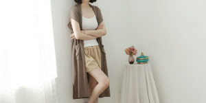 [웬디즈갤러리]래바 니트 롱 조끼 RCD007 : 웬디즈갤러리