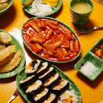 추억의 떡볶이 접시 레트로 옛날 그릇 순대접시 1P : 알럽하우스