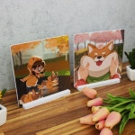 tk758-탁상 미니액자 2P_댕댕이라이프1 : 샵원츄
