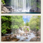 cm819-아크릴 인테리어액자 깊은산속폭포 : 샵원츄