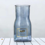 목긴 유리병 (블루) 수경재배 VASE : 미미네아쿠아