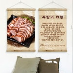 ih976-패브릭포스터 족발의효능 : 원츄