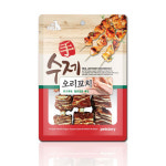강아지 애견 육즙 폭발 수제 소 양 닭 오리 고기 연어 꼬치 간식 개껌 스틱 고기 꼬지 : 온리웰