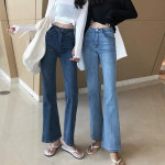 하이웨스트 슬림 부츠컷 데님 팬츠 2컬러 T327 : 티에스컴퍼니