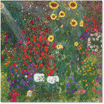명화 꽃이있는 농장정원 55X55cm : 아트섹