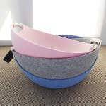 묘한 고양이 바구니 하우스 펠트 바스켓 : 묘한멍한