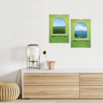 위모던 창문 노을 바다 꽃 힐링 포스터 자취방 사무실 감성 인테리어 그림 소품 8종 : 위모던