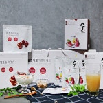 구정 설 명절 선물 애플한아름 기프트 세트(영주 사과즙 주스+사과말랭이) : 오가닉네이처