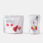구정 설 명절 선물 애플한아름 기프트 세트(영주 사과즙 주스+사과말랭이) : 오가닉네이처