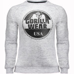 남자 헬스장운동복 짐웨어 머슬핏 USA 레이어드 고릴라 맨투맨 : fablo
