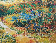 거실그림인테리어 빈센트 반 고흐 Vincent Van Gogh - Bluhender Garten mit Pfad 1888 명화그림액자 : 제이플아트