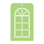 KAISERCRAFT DESIGNER TEMPLATE IT024 Arch Window 아치 윈도우 스텐실 도안 : 공예몰