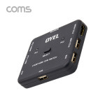 컴스몰 2포트 HDMI KVM 스위치 2대1 BT557  : 컴스몰