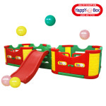 빅플러스 슬라이드 베이비룸 유아동 어린이 미끄럼틀 안전 칸막이 실내 놀이터 조카선물 키즈카페 쉼터 볼풀장 : 중모토이플러스