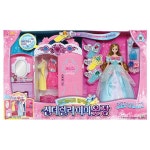 미미 코디열쇠로 말하는 신데렐라미미 옷장 인형 코디 드레스 여아 유아 어린이 장난감 4세 : 도시주부