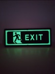 EXIT 축광 표지판 통로 출구 안내판 비상구 피난구 피난유도선 유도등 01 검정케이스 : 파이어킬러
