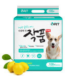 강아지패드 애견패드 대용량 작품패드 대형, 100매입, 4개 : 개밥왕