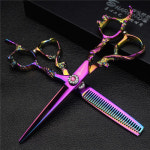 이발기 정품 이발소 전문 헤어가위 머리기사 전용 이발가위 평이타 박가위 세트 : 바버스 Barbers