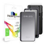 LG V50S ThinQ LM-V510N 듀얼 스크린 저반사 지문방지 케이스 보호필름 3종 : 힐링쉴드