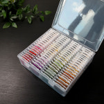 코코밀크/ 프랑스자수 면사 80컬러세트/ DMC실번호/ 실팔찌 십자수 25번면사 : 코코밀크