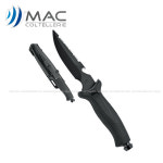 MAC 맥 스킨 스쿠버  프리 다이빙 수중 나이프 칼 아쿠아티스 블랙코팅 : 스쿠버아울렛