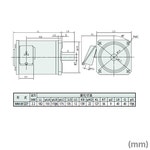 미쓰비시 MM-BF227 2.2kW 마그넷 모터 : 아이샵-와이지에스