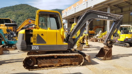 중고 농장용 농사용 볼보굴삭기 포크레인02 저렴한 매매 삼성 MX55 : 중고굴삭기 매매 지대현