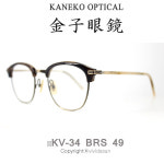 금자안경(Kaneko Optical 가네코옵티컬)  KV-34 BRS : 비비드썬