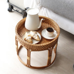 [나나잡화점]라탄 사이드테이블=무료배송 / 라탄커피테이블 / 라탄카페테이블 : 나나잡화점