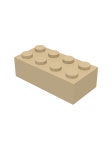 [레고부품] 3001 / Tan Brick 2 x 4 : 브릭던전