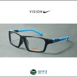 나이키 NIKE 7878 AF 008 (글로스 블랙 프레임 / 포토 블루 템플) 온테 안경 : 상은안경