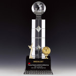 골프트로피 싱글 이글 홀인원 대회 우승 기념 크리스탈 트로피 G0097 : 조은트로피