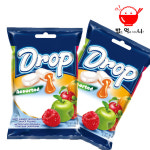 드롭 어소티드 소프트 캔디(1kg) 수입캔디 혼합 : 휴먼거스