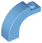 레고부품 아치 [Medium Blue] Brick, Arch 1 x 3 x 2 Curved Top (6005/6003327) 브릭마켓 : 브릭마켓