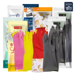 명진 5개세트 김장 필수 인기 고무장갑  모음전 : 에스제이홈데코